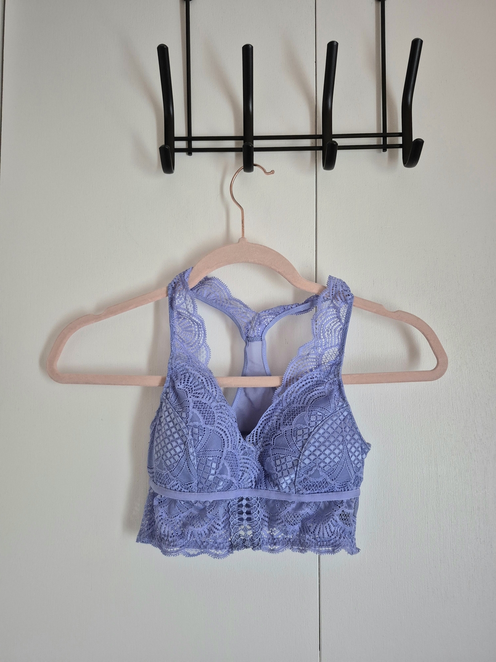 Dynamite Lavender Lace Racerback Bralette